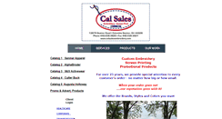 Desktop Screenshot of calsalesembroidery.com
